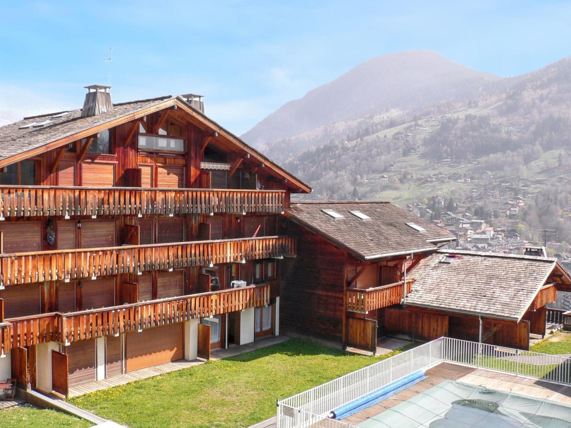 Appartement Agreable A Saint Gervais Les Bains 30 M² Piscine Partagee Luaran gambar