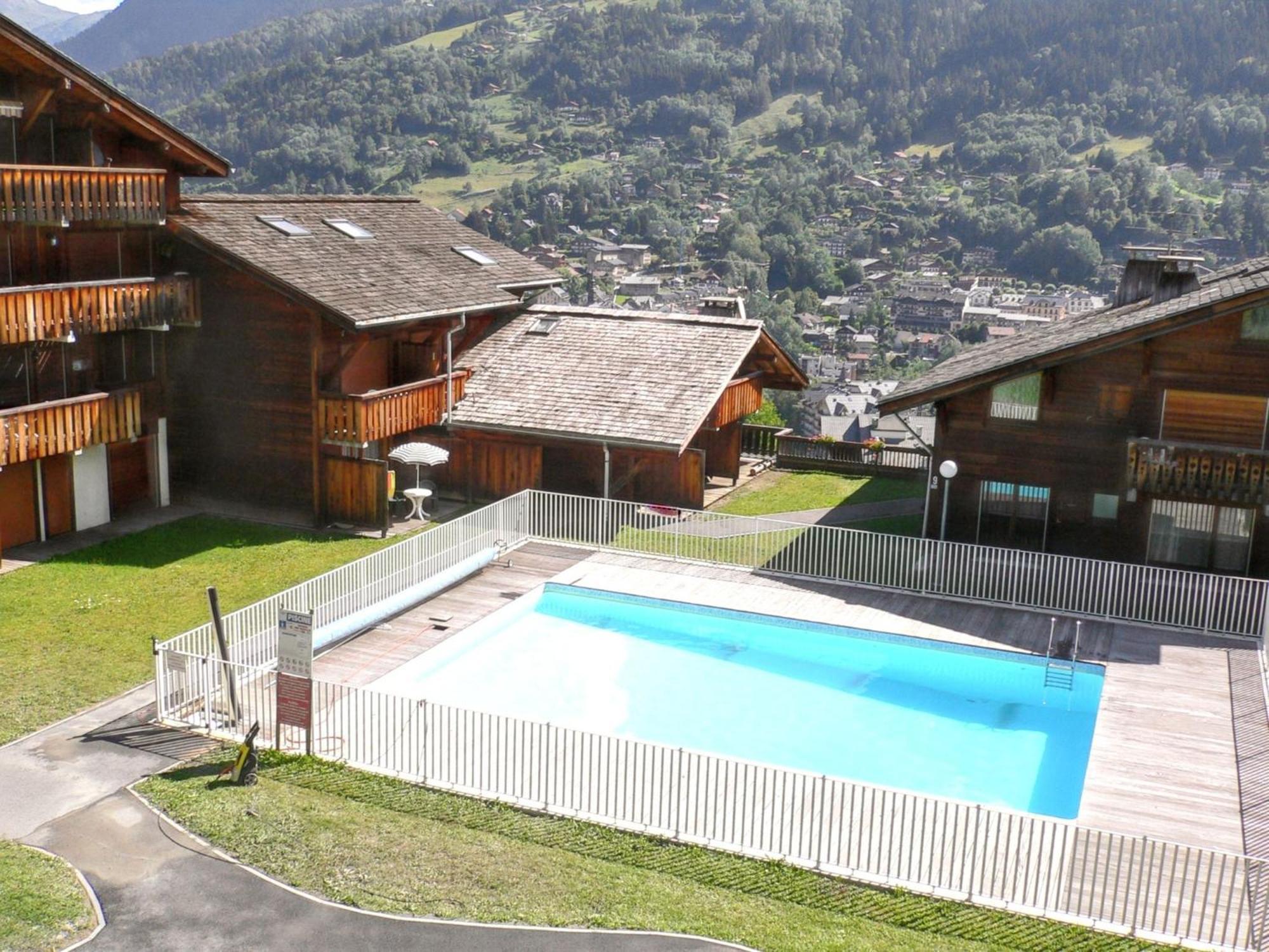 Appartement Agreable A Saint Gervais Les Bains 30 M² Piscine Partagee Luaran gambar
